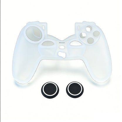 SWCHL Wireless PS4 Controller with Silicone Cover & Thumb Grips, Dual Vibration Motion Sensor Gamepad for Playstation 4/PS4 Pro/PS4 Slim/PC Windows